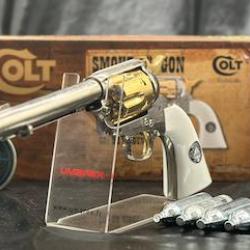 Edition limitée 1200 Pièces -"Pack Prêt A Tirer" REVOLVER COLT SAA SMOKE WAGON CO2 CAL 4.5MM 3,0 J