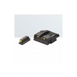 Set de mire LPA Sights pour S&W SW99, Walther P99, PPQ, PPQM2 (NO Cal. 22) - feuille Luminova