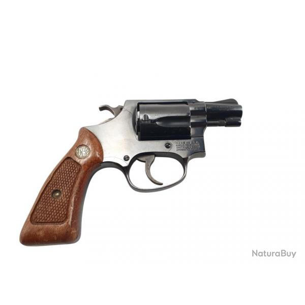 DESTOCKAGE CAT. B - OCCASION REVOLVER SMITH & WESSON MODEL 36 CAL.38 SPECIAL ACIER BONZ - ref.2