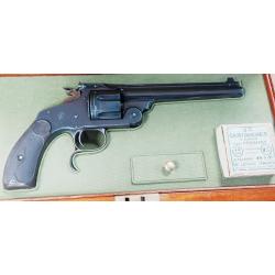 SMITH & WESSON MODEL N°3 FRONTIER REVOLVER SINGLE ACTION CALIBRE 44 RUSSIAN - USA XIXè Très bon  U.S