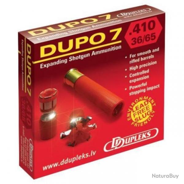 Balles Dupleks Dupo 7 - Cal. 410 - 76 mm / Par