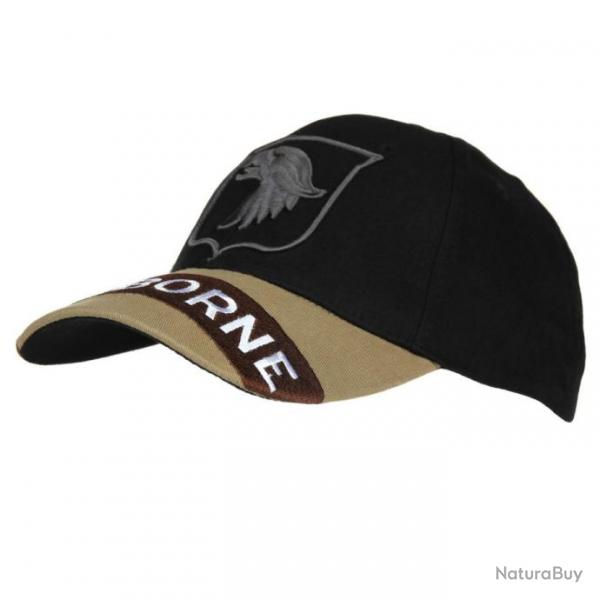 Casquette Airborne noire et tan | Fostex (0001 4421)