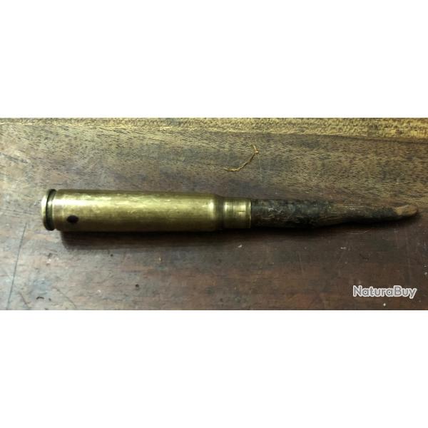 Balle inconnue coupe barbel premire guerre mondiale le calibre est identique au calibre 7,92 x57 ?