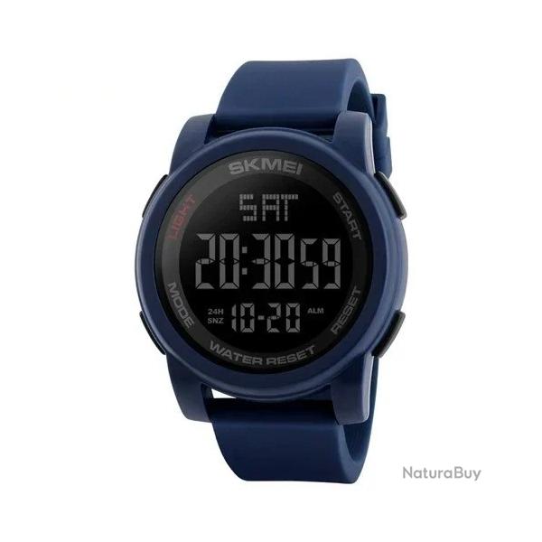 Montre tactique digitale bleue - LIVRAISON GRATUITE