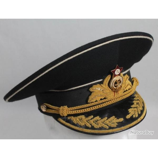 CASQUETTE SOVIETIQUE POUR AMIRAL DE LA MARINE