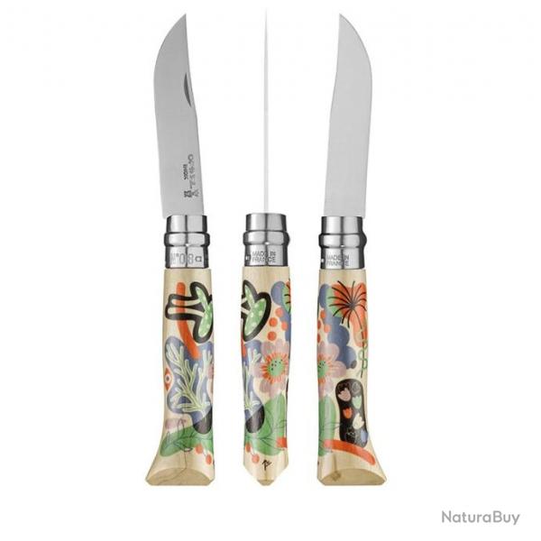 Opinel N8 dition " Biennale thme nature " Srie limite Perrine Honor 2023