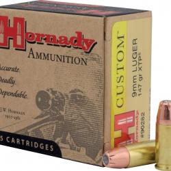 HORNADY 9MM LUGER 147GR XTP