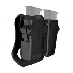 Porte chargeurs réglable 9mm - 10mm - 45 et similaires - LIVRAISON GRATUITE