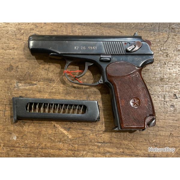 pistolet MAKAROV fabrication 1941 calibre 9 Makarov