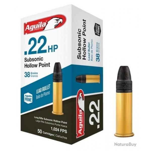 AGUILA 22lr Subsonic "Hollow Point" x50