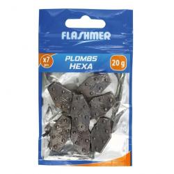 PLOMBS HEXAGONAUX A CRAMPONS FLASHMER 30gr - Par 5