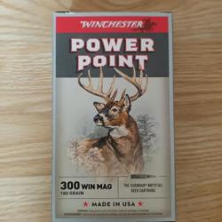 Balles Wichester power point 300 win mag 11.7g 180 grains