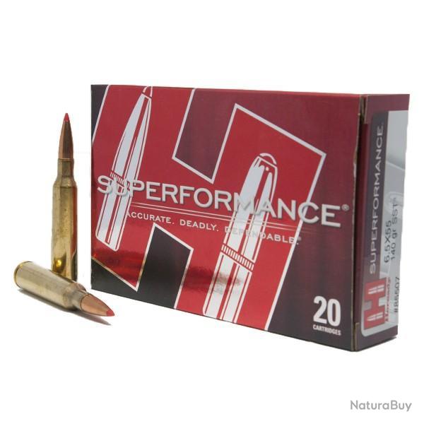 BOITE DE 20 CARTOUCHES HORNADY 6.5X55 140 GR SST