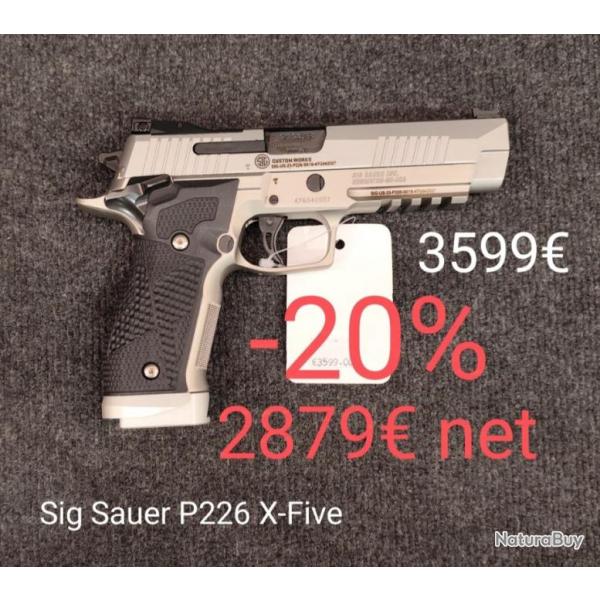 SIG P226 X-FIVE STAS custom Work 9x19 disponible // promotion spciale