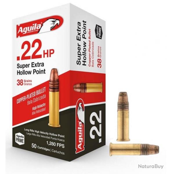 AGUILA 22lr Super Extra "Cuivre Pointe Creuse" x50