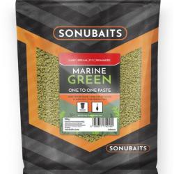 SONUBAITS PÂTE MARINE GREEN ONE TO ONE PASTE 500GR SONUBAITS