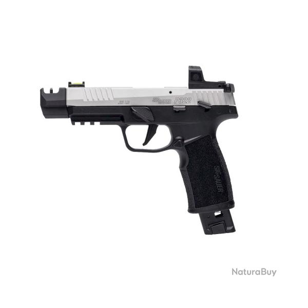 Pistolet SIG SAUER p322 bicolore cal.22lr 20 coups + point rouge romo zro lite