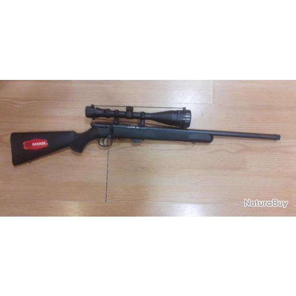 Carabine Savage MARK II FV calibre 22 LR + lunette 6-24*50