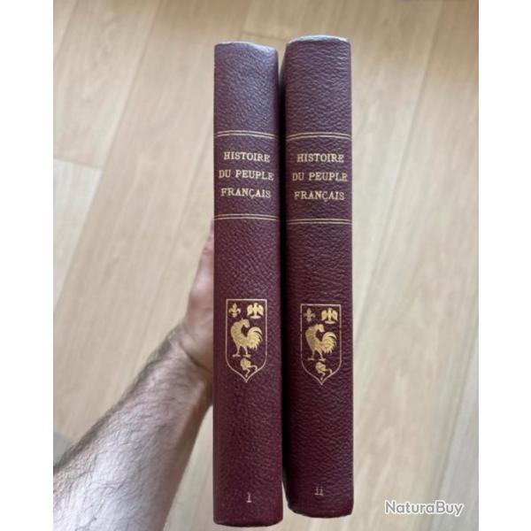 Histoire du peuple franais tomes 1 et 2dit en 1951