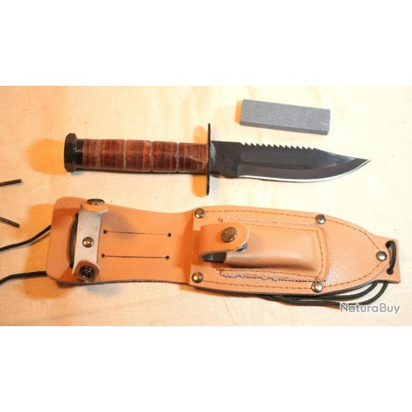 Reproduction du couteau de survie pilote US Navy Pilot's Survival Knife  ref EBR24BAI015