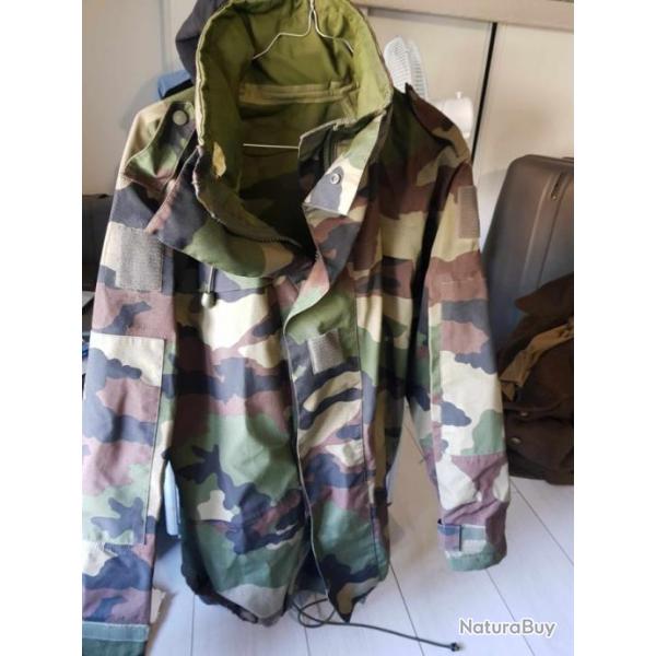 ensemble PARKA camouflage goretex arme lgion airsoft