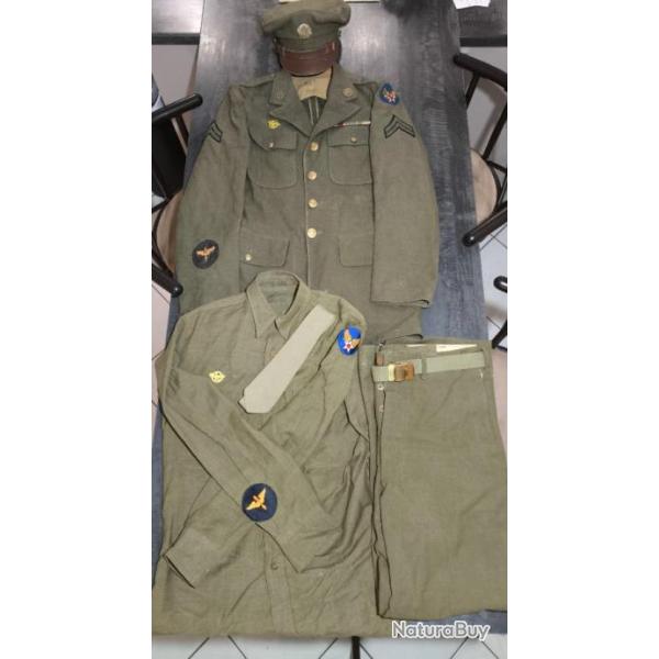 Uniforme complet nominatif US ww2