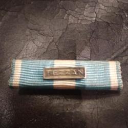 Barrette de rappel de la Médaille Coloniale Fezzan ww2