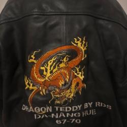 Redskins Veste Teddy Cuir Dragon