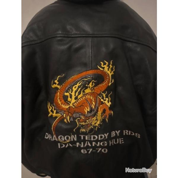 Redskins Veste Teddy Cuir Dragon