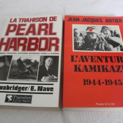 Lot 2 livres Pearl Harbor et Kamikaze