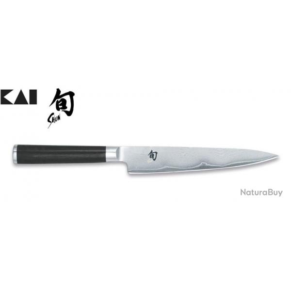 Kai DM-0701L Shun Classic Couteau Japonais universel lame de 15 cm Damas ( pour gaucher)