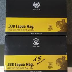 35 Munitions RWS cal 338 Lapua Mag 300 gr Target Elite Plus Match