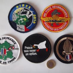 lot collection écussons militaire air légion Irak insignes tissu