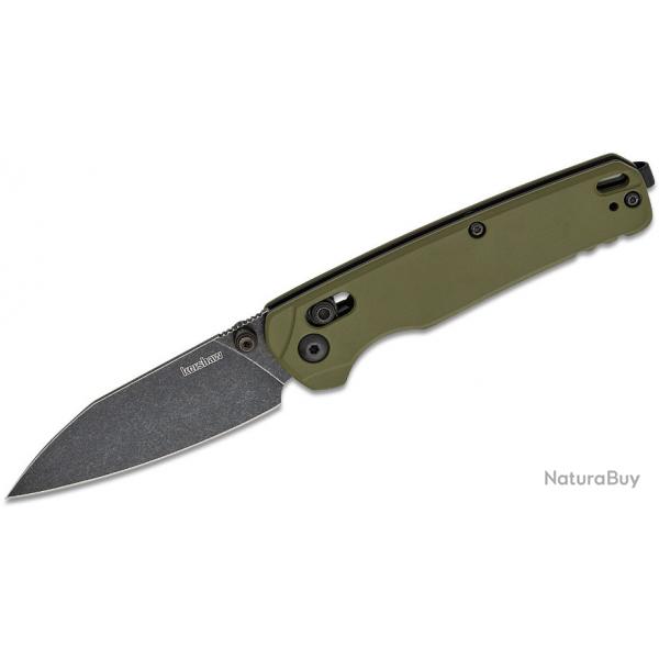 Couteau Kershaw Bel Air OD Green Lame CPM MagnaCut Blk Manche Alu DuraLock KVT USA KS6105OLBW