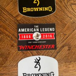 Lot autocollant Browning