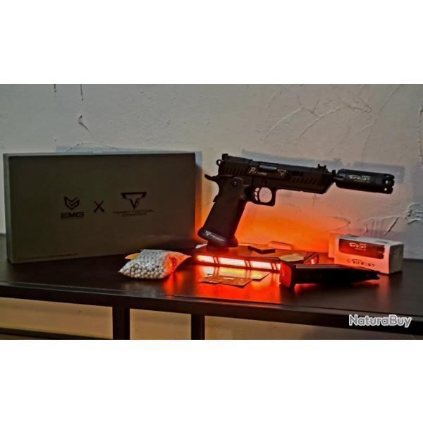 TTI PIT VIPER FULL BLACK EDITION EMG JOHN WICK 4 AVEC TRACEUR ACETECH BIFROST +ENSEMBLE NEUFS!