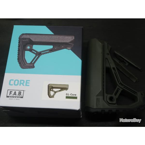 Crosse Olive Drab Green FAB Defense GL-Core pour AR-15/M4 REF 88/2024