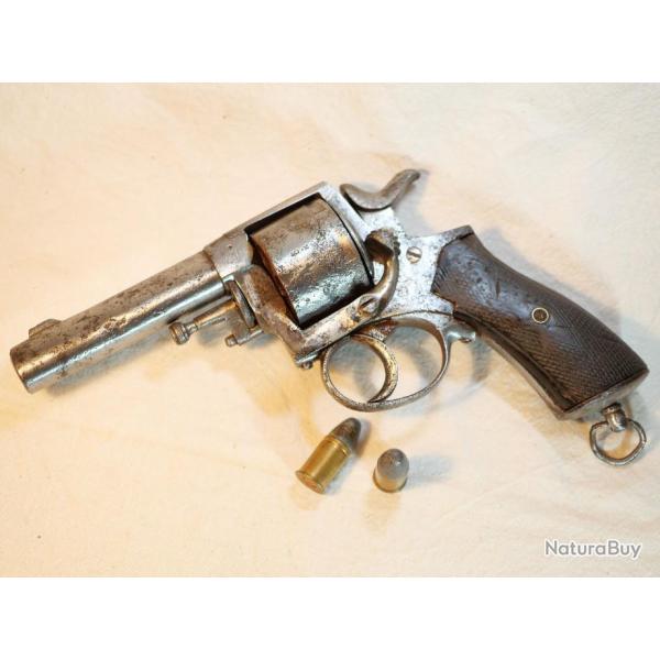 Revolver  gros calibre type bulldog - calibre 11mm avec rare systme de sret - EVR24REV001