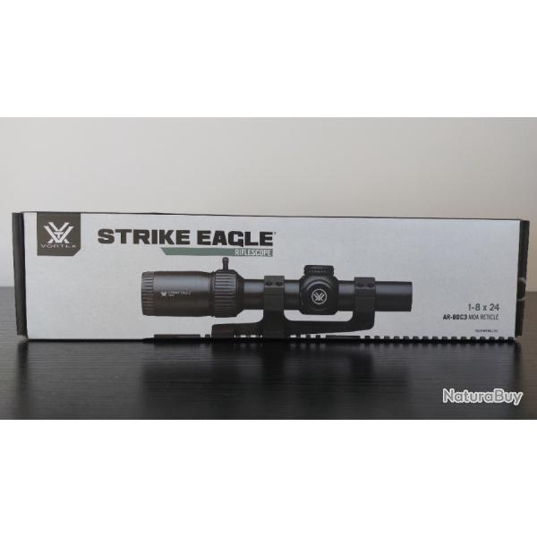 Lunette Vortex Strike Eagle 1-8x24 - AR-BDC3 SFP (MOA)