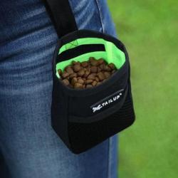 Sac de récompense portable friandises chien NOIR - Poche d'entraînement - Dressage et agilité