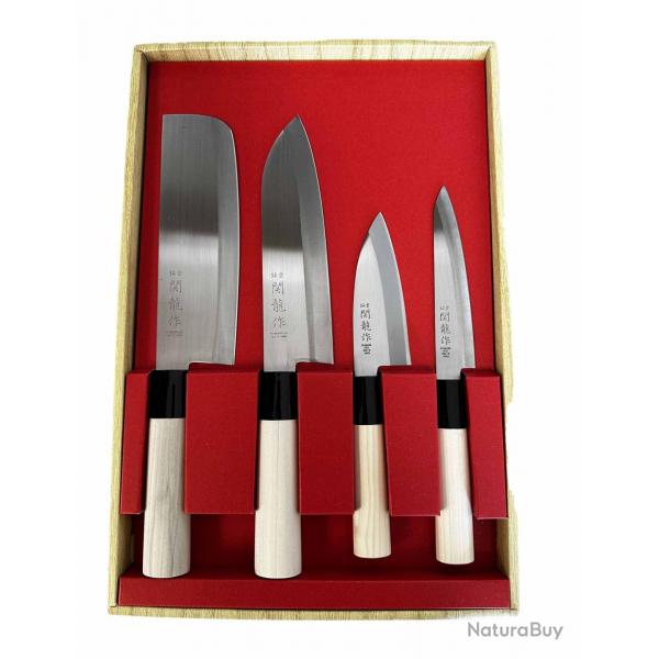 Coffret 4 couteaux de cuisine