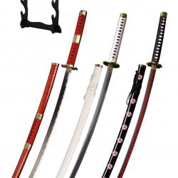 Pack 3 Katanas Métal ONE PIECE