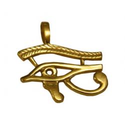 Pendentif il d'Horus (plaqué or)