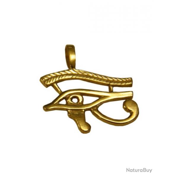 Pendentif il d'Horus (plaqu or)