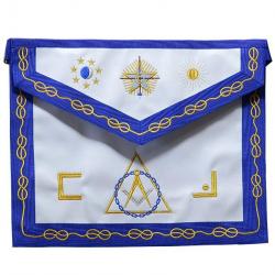 Tablier de Maître élevé Rite Opératif de Salomon