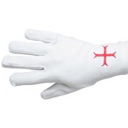 Gants Blancs Brodés Taille 11