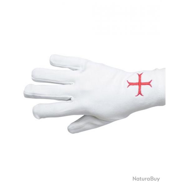 Gants Blancs Brods Taille 11