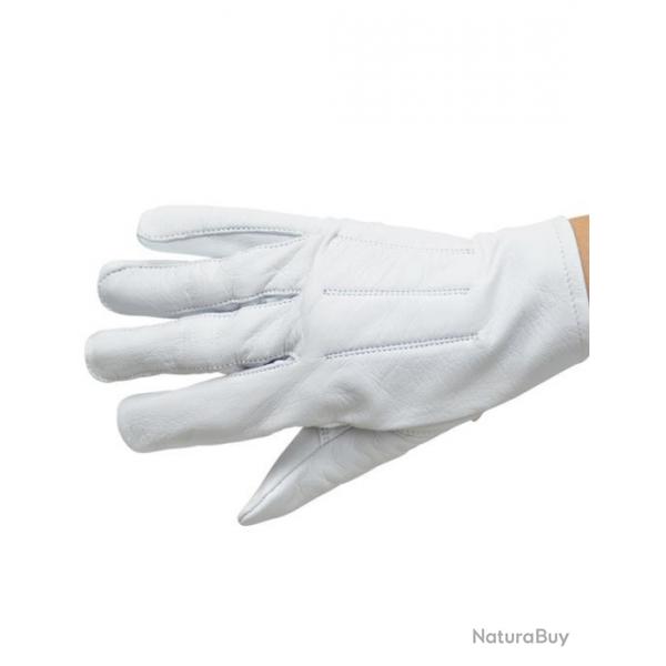 Gants blancs en cuir Taille 11