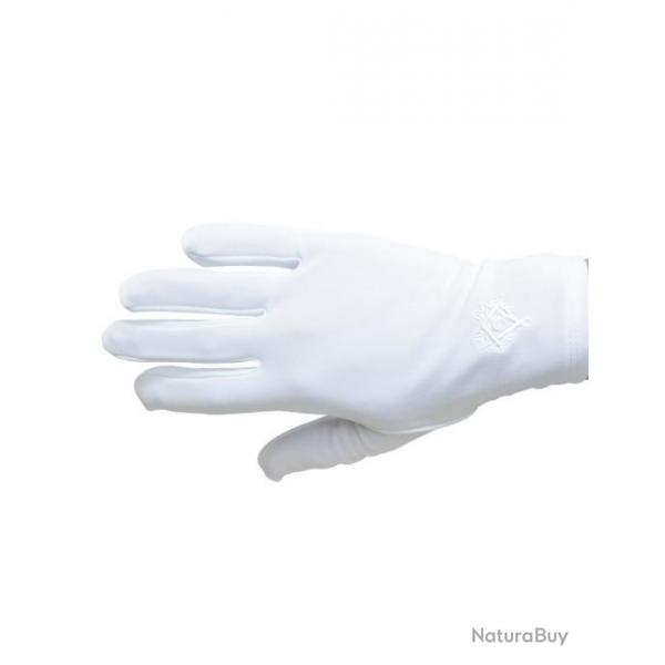 Gants blancs brods Taille 11