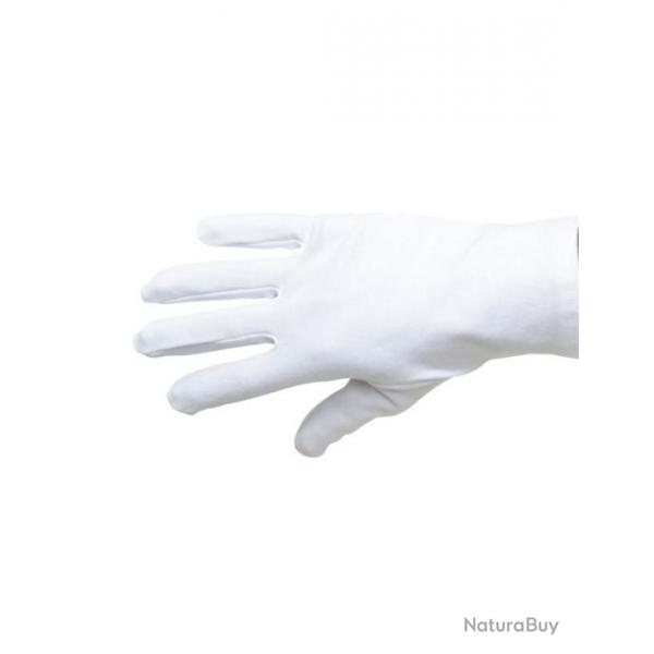 Gant blanc maonnique (Paire) Taille 9,5